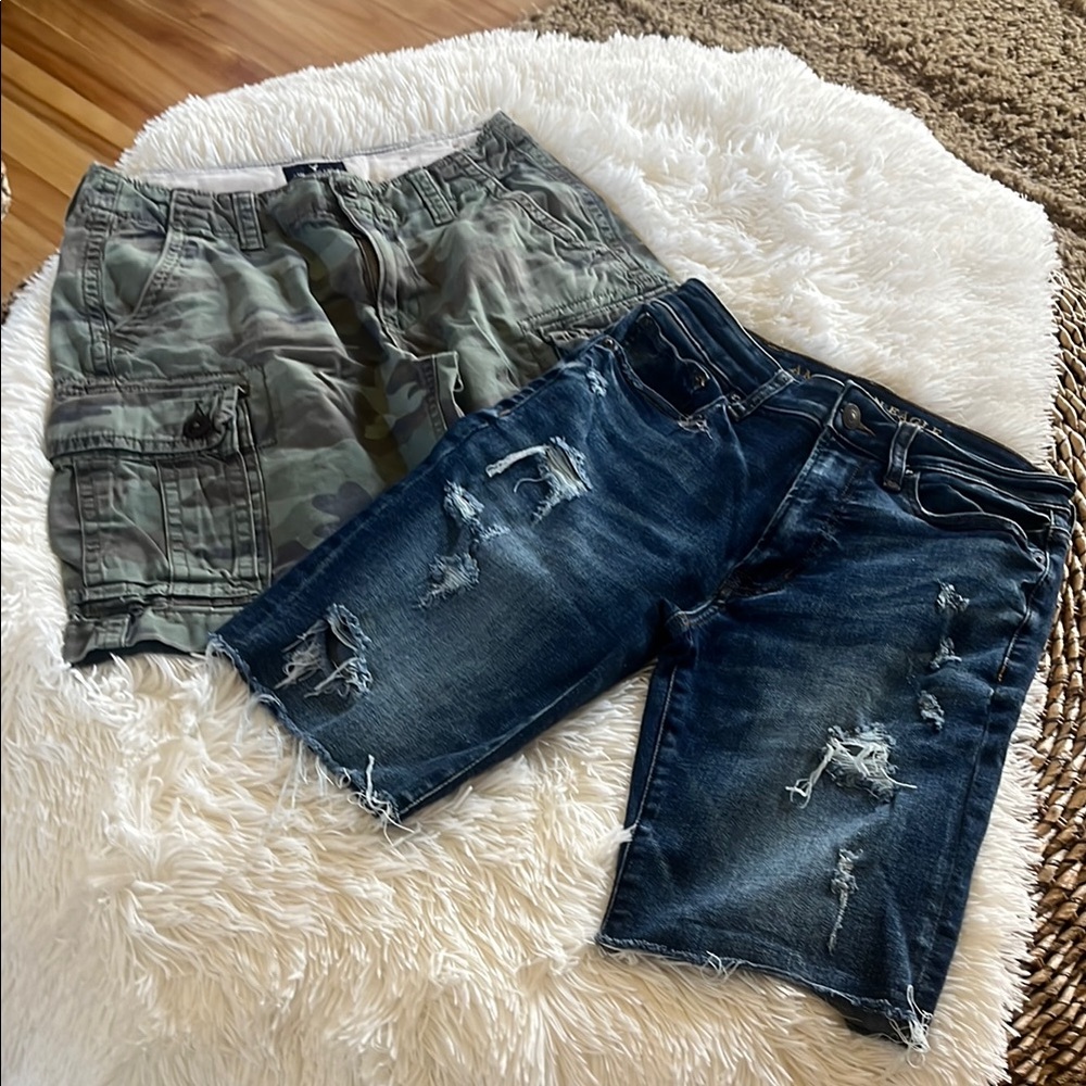 Camouflage Cargo Shorts